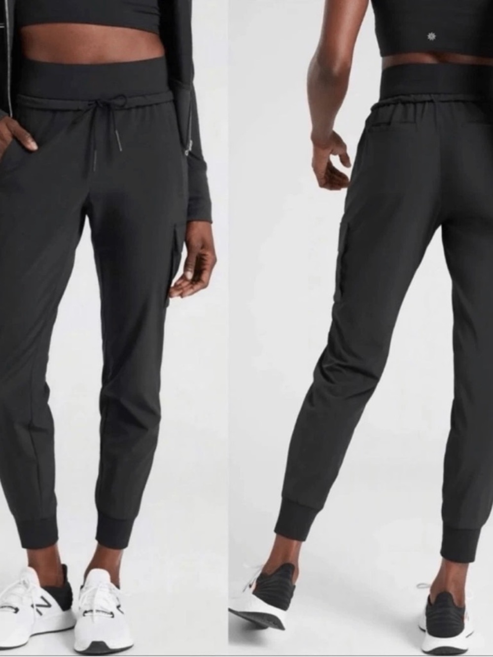 Women's Athleta Sutton Jogger Pants - Black - Size 8 and Size 10